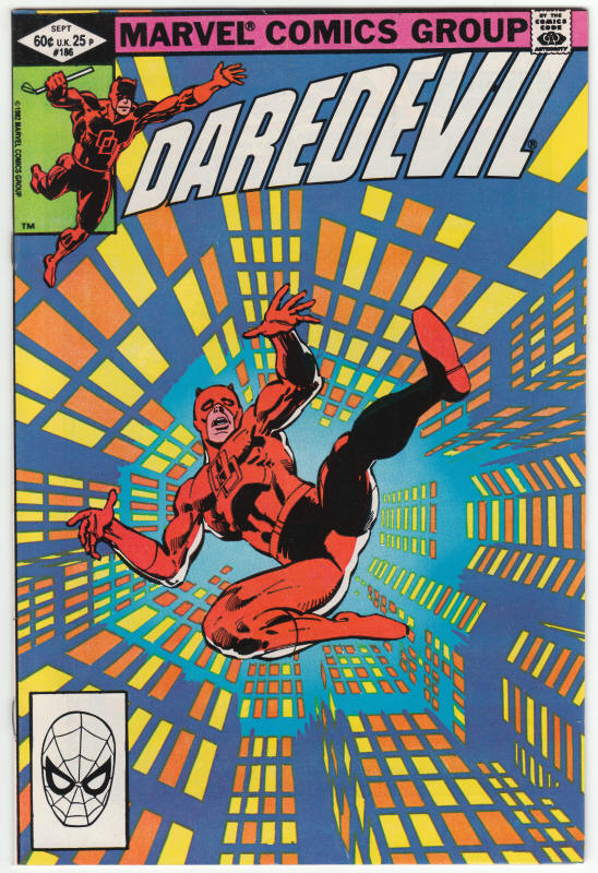 Daredevil #186 front cover