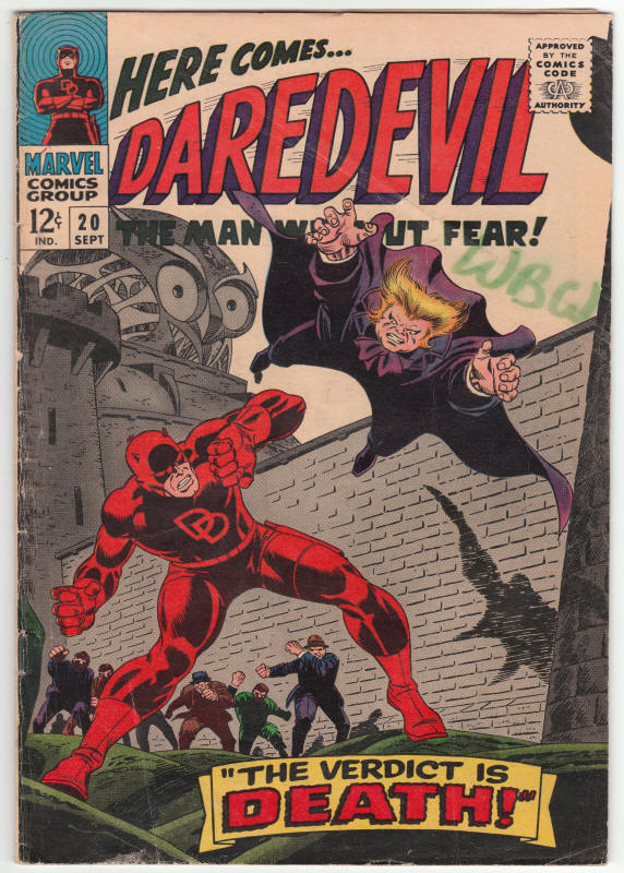 Daredevil #20 front cover
