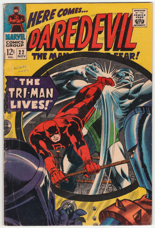 Daredevil #22 front cover