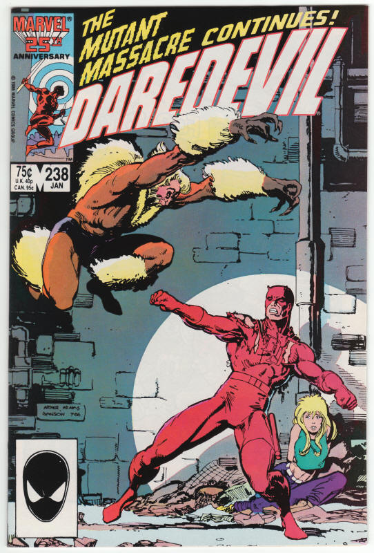 Daredevil #238 front cover