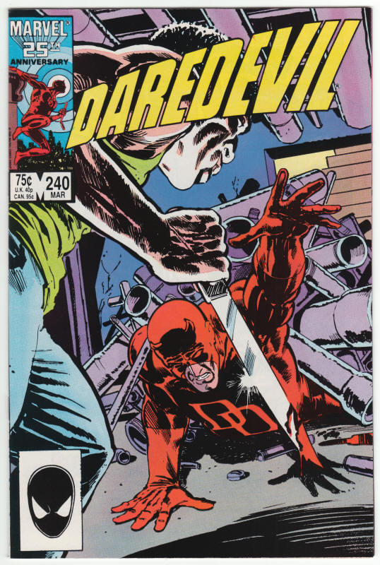 Daredevil #240 front cover