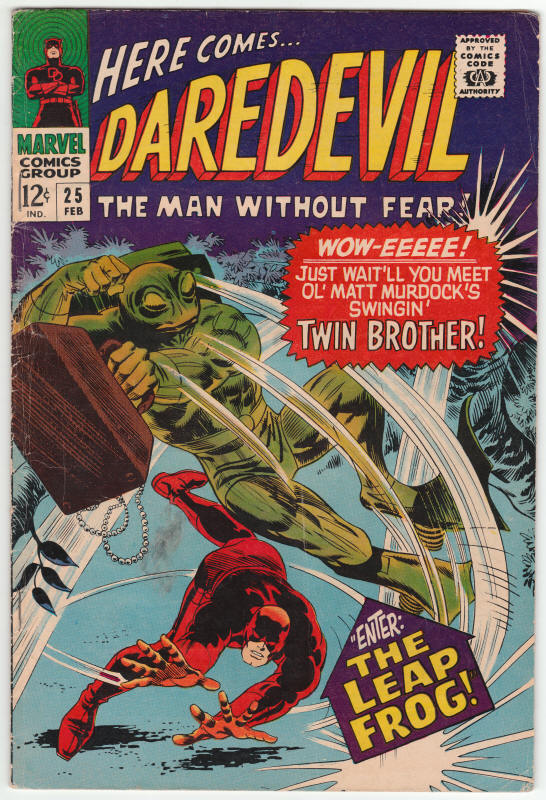 Daredevil #25 front cover