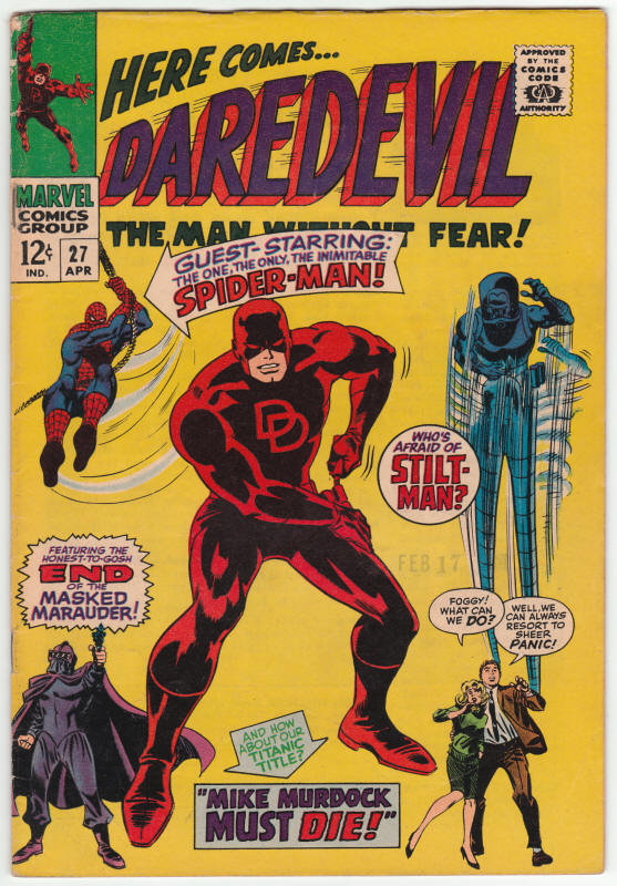 Daredevil #27 front cover