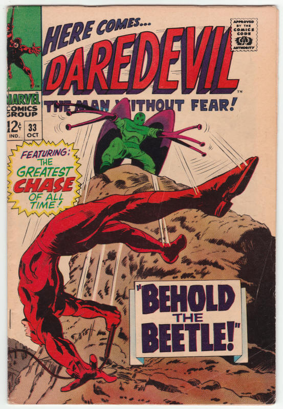 Daredevil #33 front cover