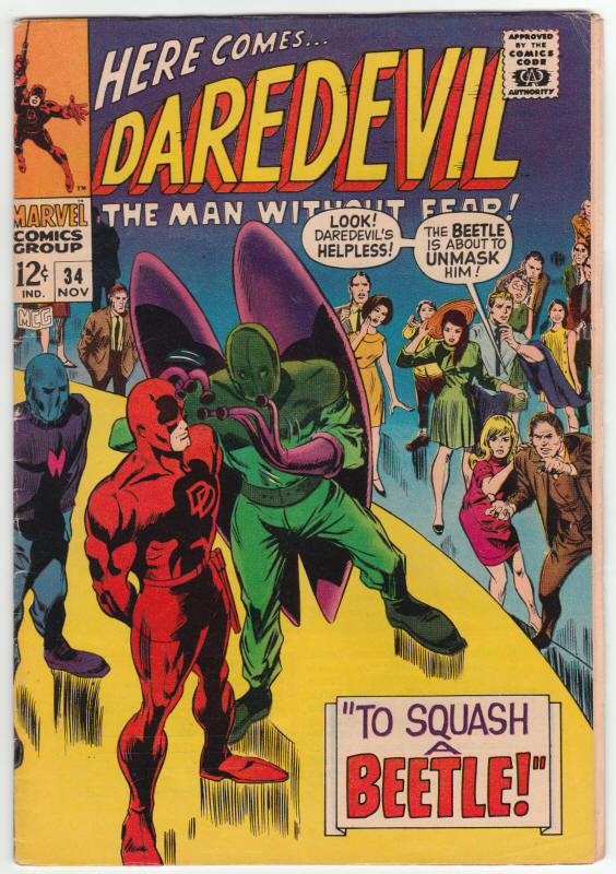 Daredevil #34 front cover