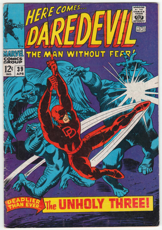 Daredevil #39 front cover