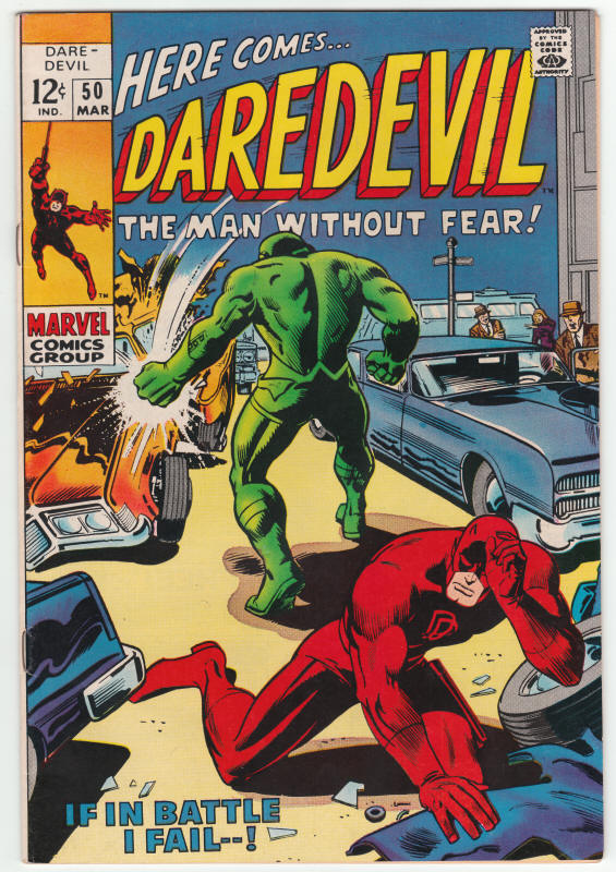 Daredevil #50 front cover