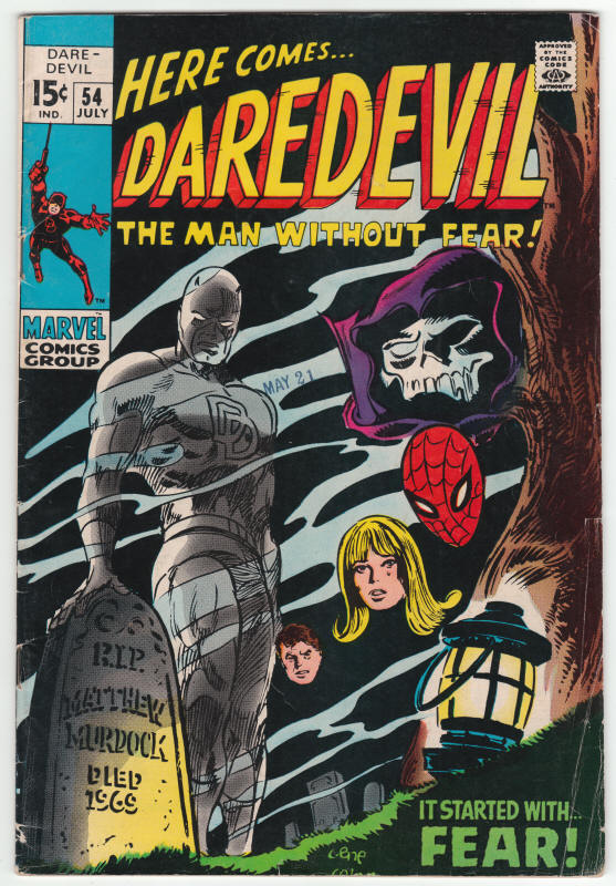 Daredevil #54 front cover
