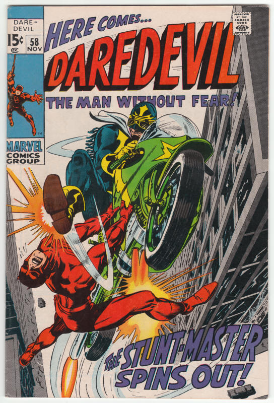 Daredevil #58 front cover