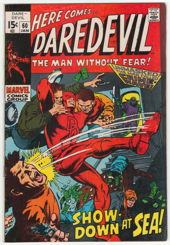 Daredevil #60 front cover