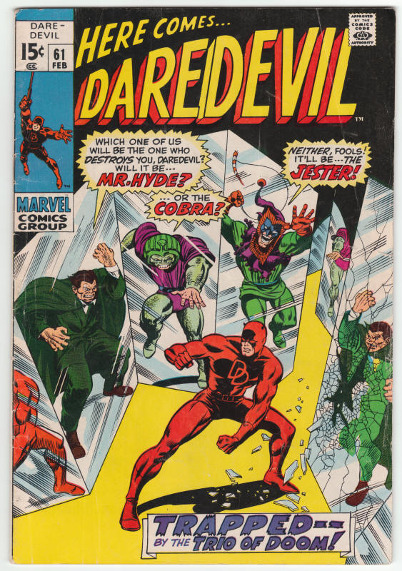 Daredevil #61 front cover