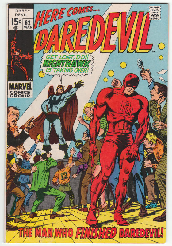 Daredevil #62 front cover
