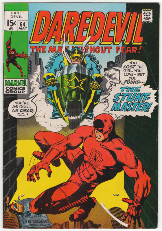 Daredevil #64 front cover