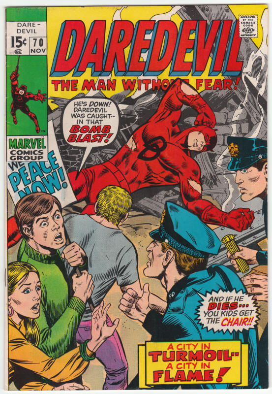 Daredevil #70 front cover