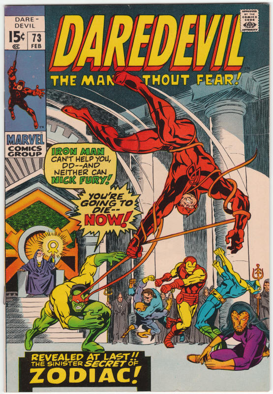 Daredevil #73 front cover