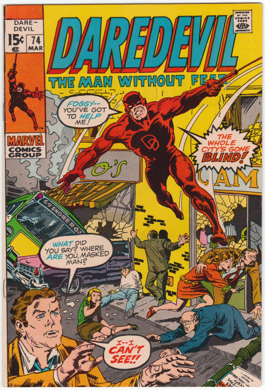 Daredevil #74 front cover