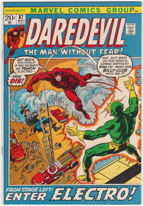 Daredevil #87 front cover