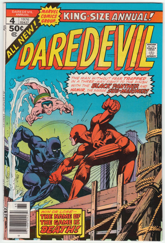 Daredevil Annual #4 front cover