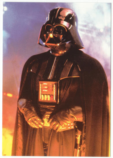 Darth Vader Empire Strikes Back Post Card