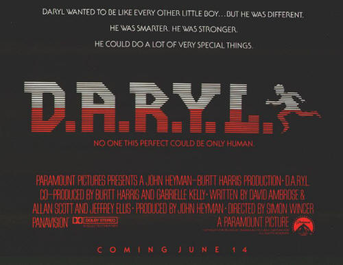 DARYL Movie Promotional Card