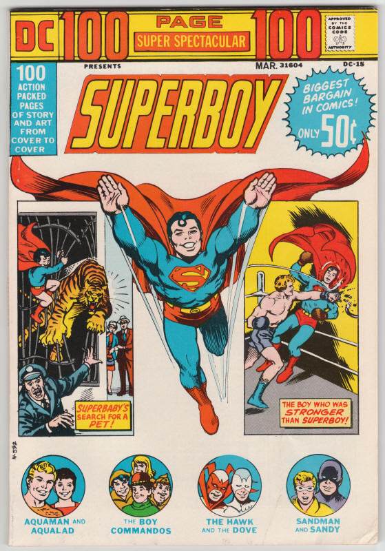 DC 100 Page Super Spectacular #DC-15 Superboy front cover