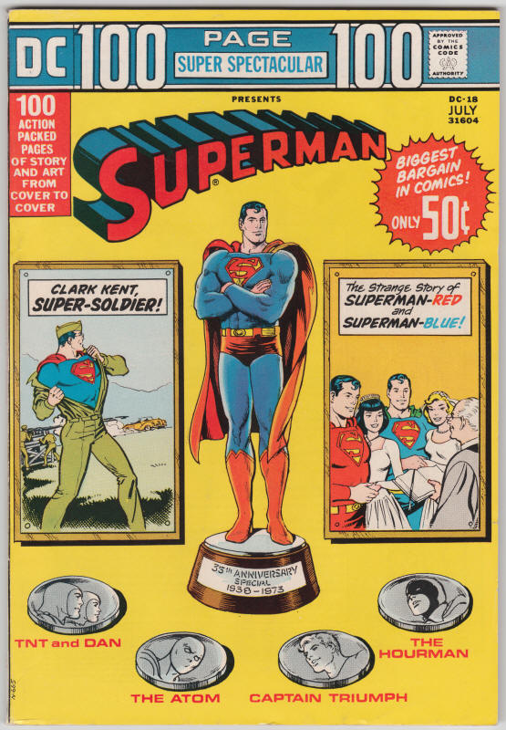 DC 100 Page Super Spectacular #DC-18 Superman front cover