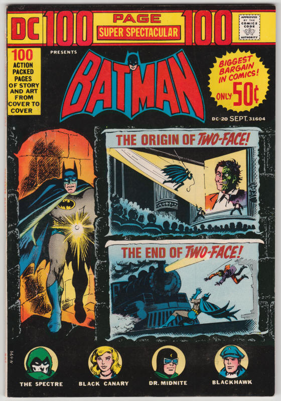 DC 100 Page Super Spectacular #DC-20 Batman front cover