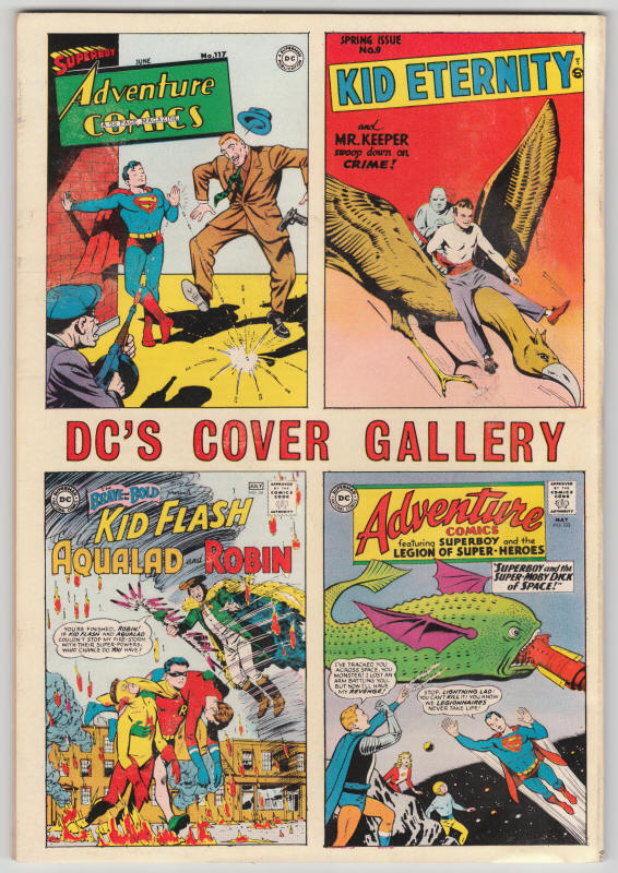 DC 100 Page Super Spectacular #DC-21 Superboy back cover