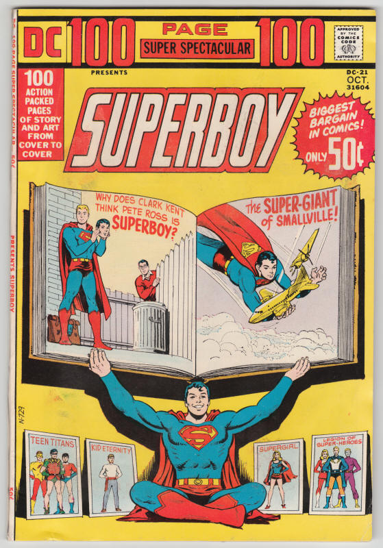DC 100 Page Super Spectacular #DC-21 Superboy front cover
