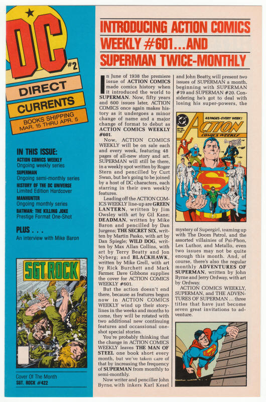 DC Direct Currents #2 front cover