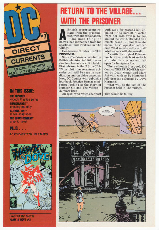 DC Direct Currents #7 front cover