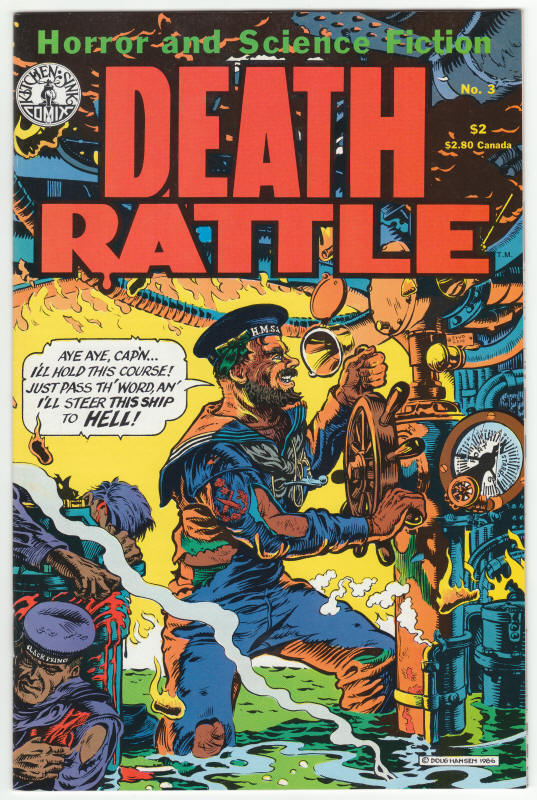 Death Rattle #3 front cover