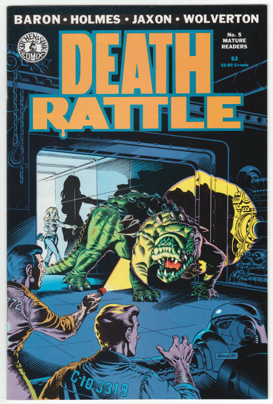 Death Rattle #5 front cover