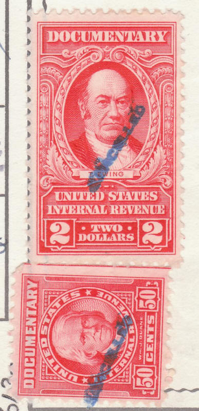 Scott #R527 Documentary Revenue Stamp