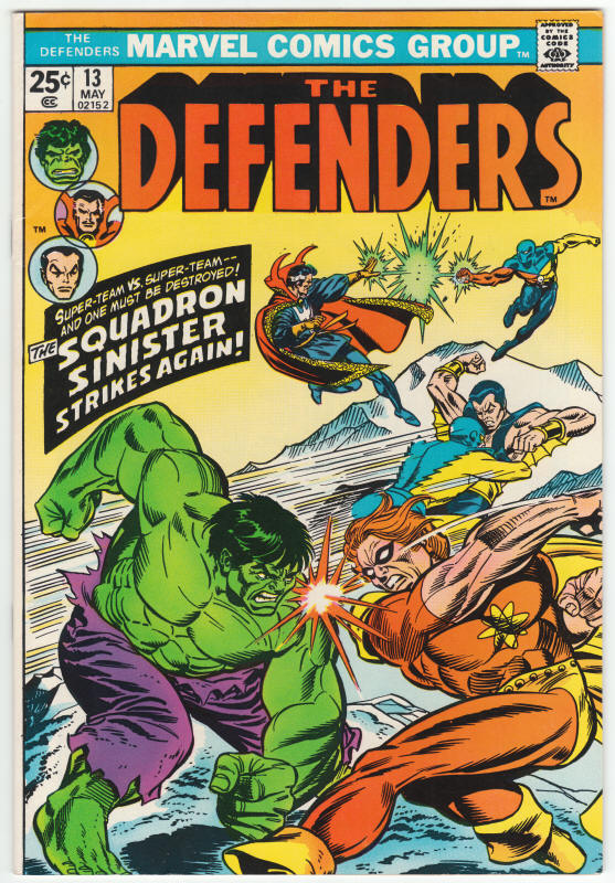 The Defenders 13 front cover