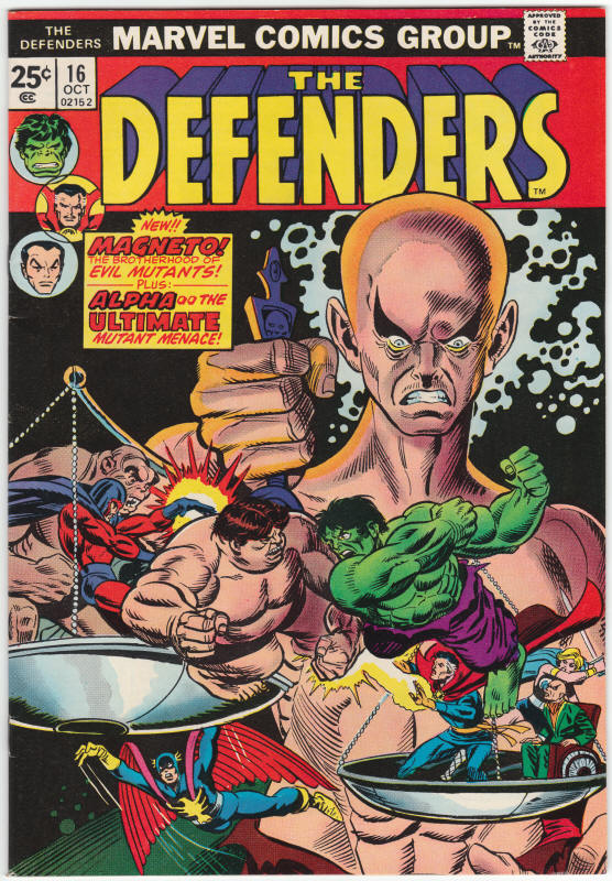 The Defenders #16 front cover