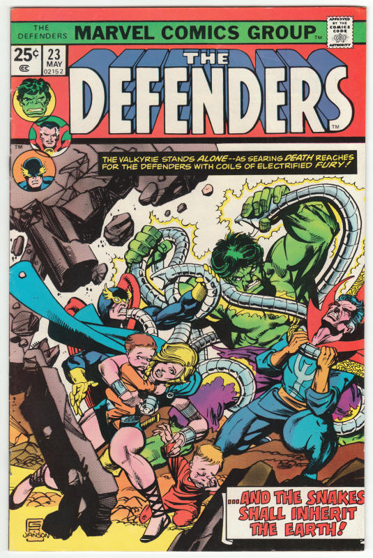 The Defenders #23 front cover