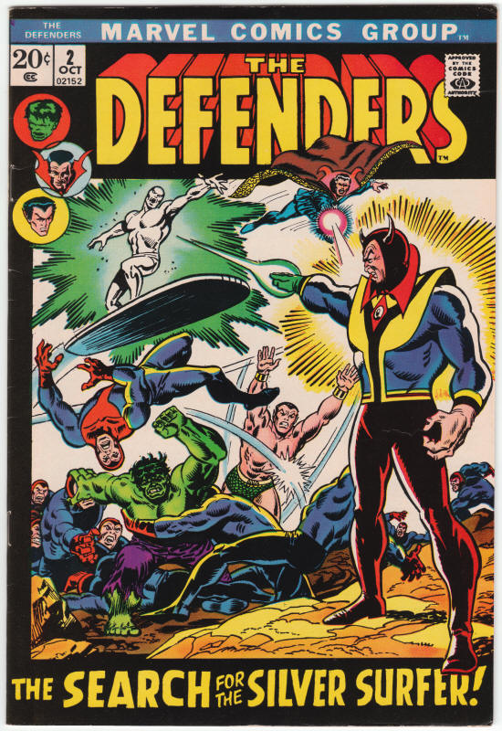 The Defenders #2 front cover