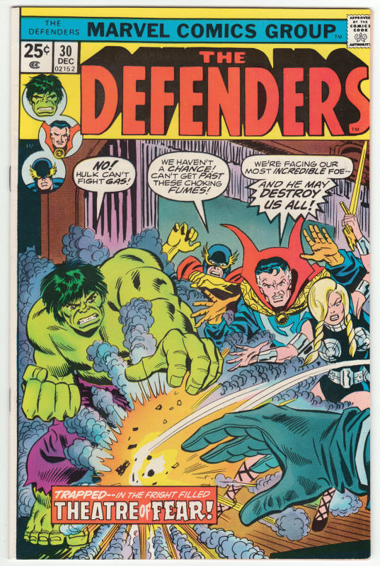 The Defenders #30 front cover