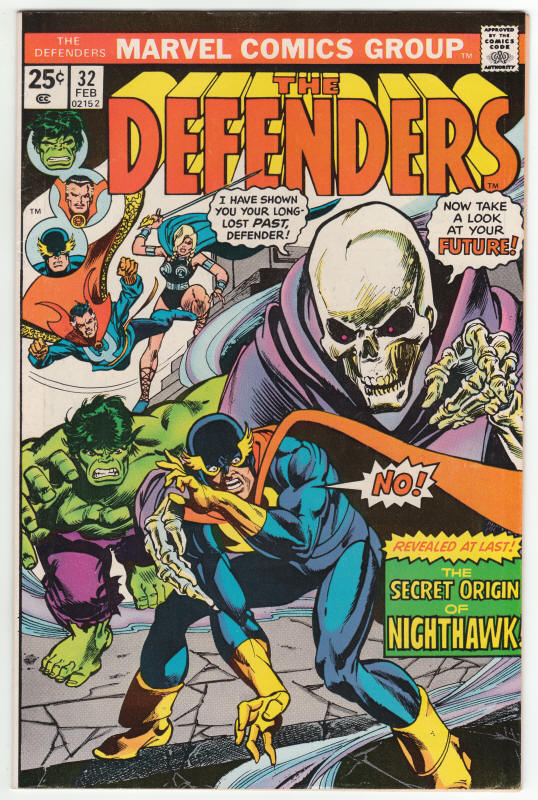 The Defenders #32 front cover