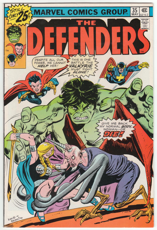 The Defenders #35 front cover