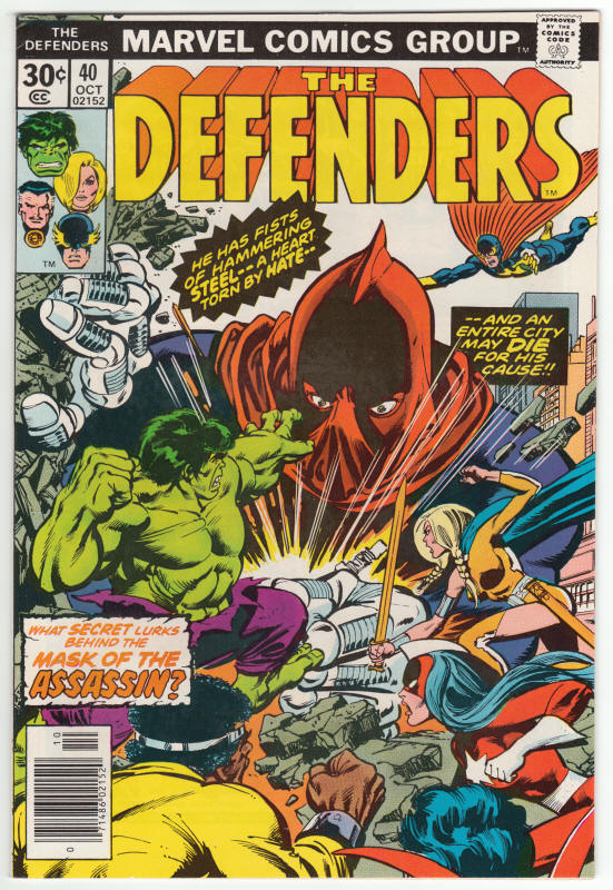 The Defenders #40 front cover