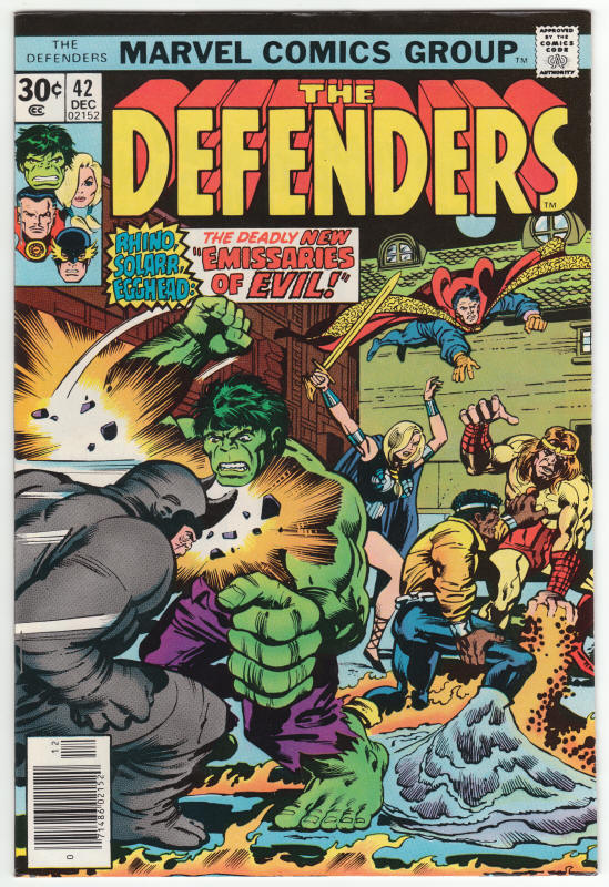 The Defenders #42 front cover