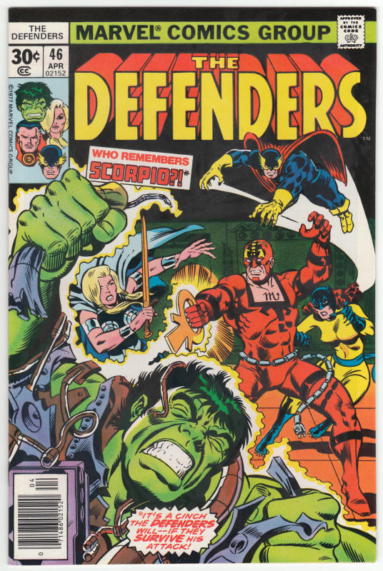 The Defenders #46 front cover