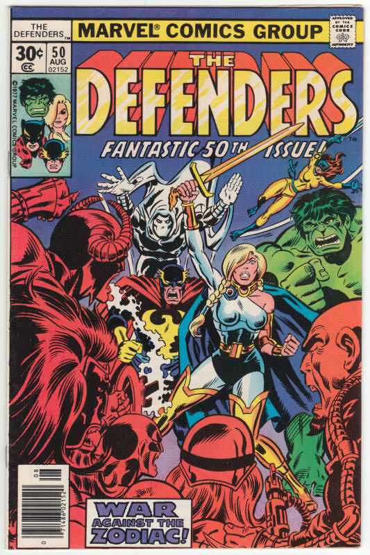 The Defenders #50 front cover