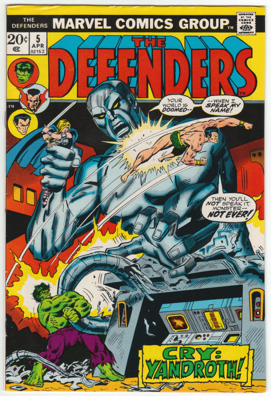 The Defenders 5 front cover