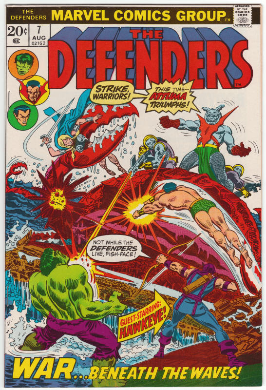 The Defenders 7 front cover