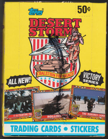 1991 Topps Desert Storm Victory Series Wax Box