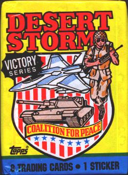 1991 Topps Desert Storm Victory Series Wax Pack