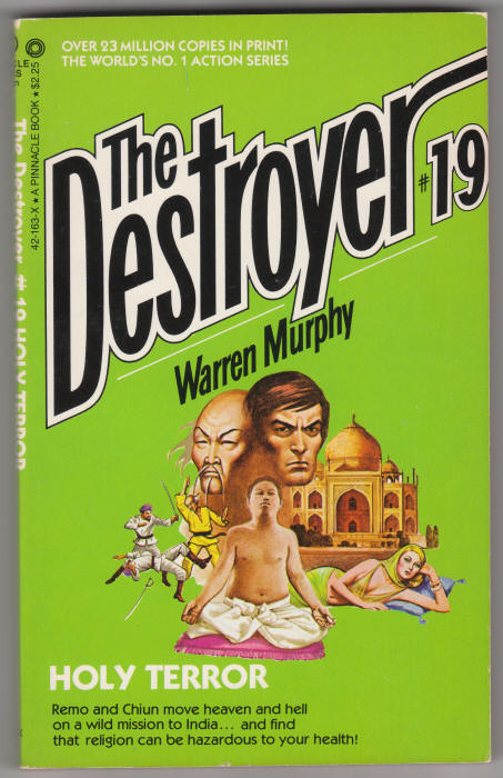 The Destroyer #19 Holy Terror Warren Murphy Richard Sapir front cover